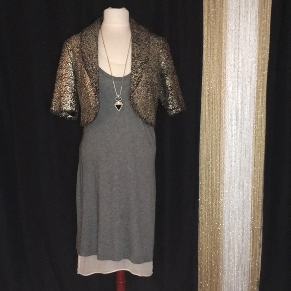 Layered Shift Dress - Picture 3 of 9